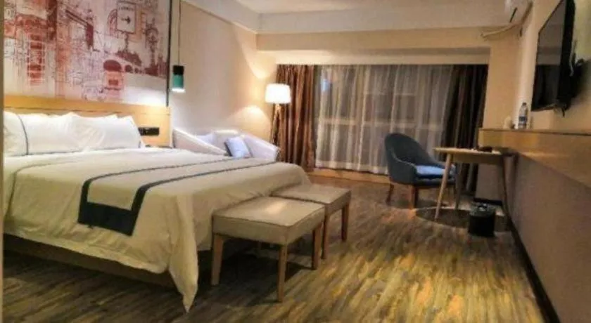 Bed in City Comfort Inn Nanchang Jiangxi Normal University