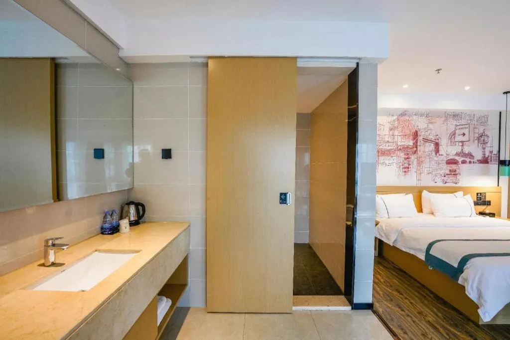 Bed in City Comfort Inn Nanchang Jiangxi Normal University