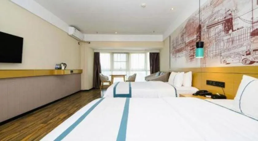 Bed in City Comfort Inn Nanchang Jiangxi Normal University