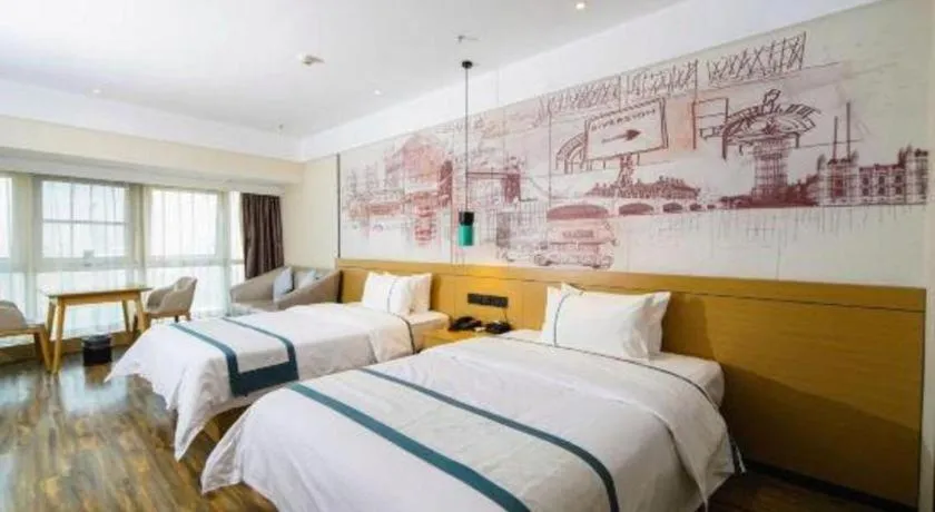 Bed in City Comfort Inn Nanchang Jiangxi Normal University