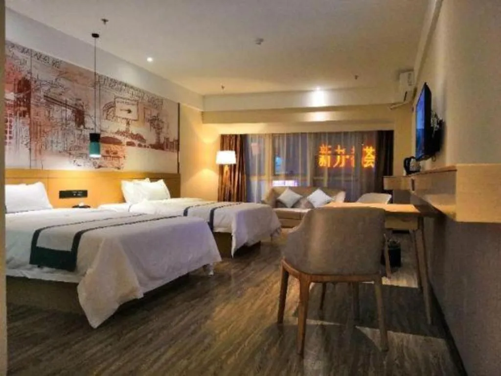 Bed in City Comfort Inn Nanchang Jiangxi Normal University