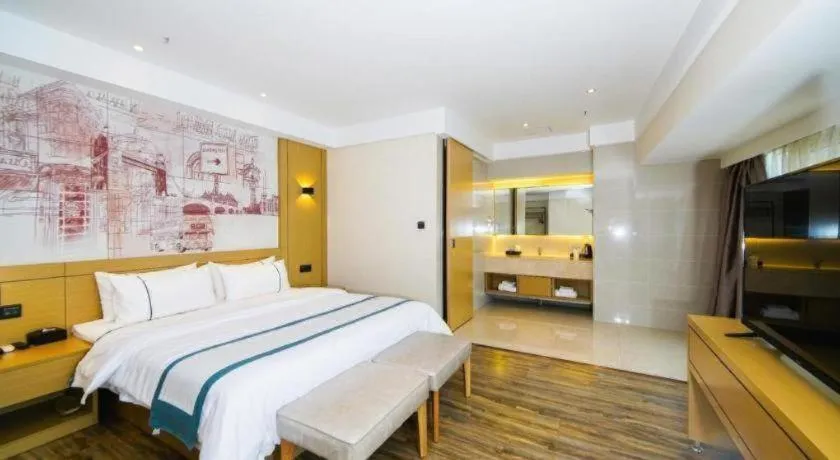 Bed in City Comfort Inn Nanchang Jiangxi Normal University