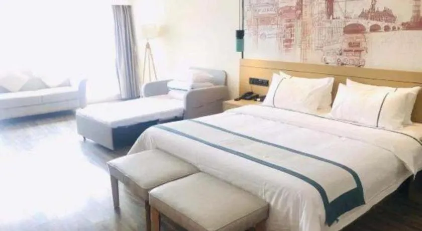 Bed in City Comfort Inn Nanchang Jiangxi Normal University