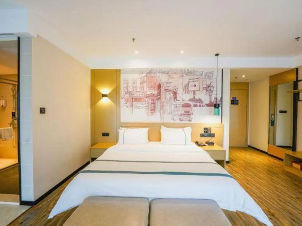 Bed in City Comfort Inn Nanchang Jiangxi Normal University