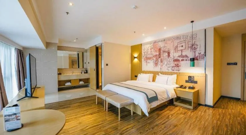 Bed in City Comfort Inn Nanchang Jiangxi Normal University