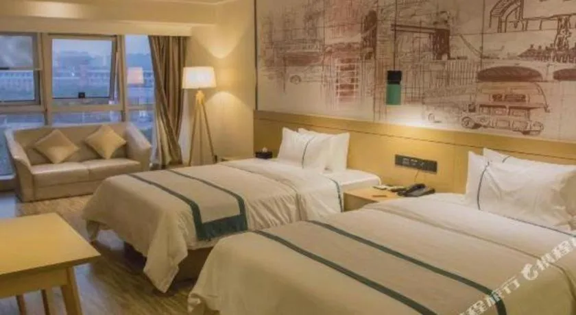 Bed in City Comfort Inn Nanchang Jiangxi Normal University