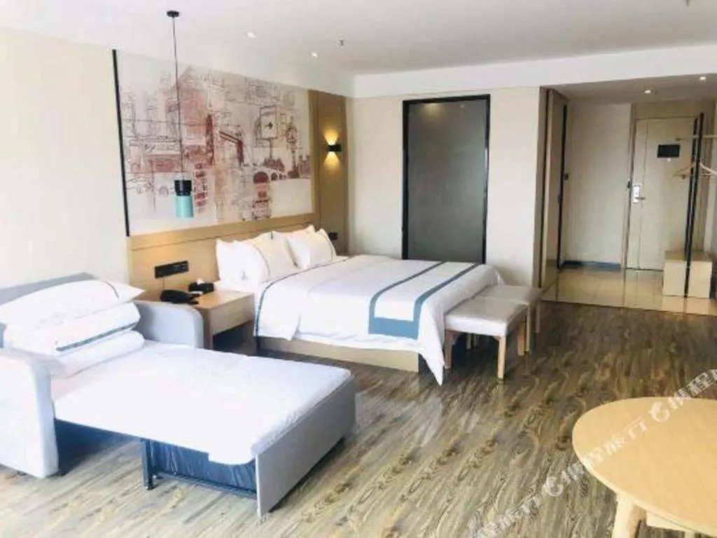 Bed in City Comfort Inn Nanchang Jiangxi Normal University