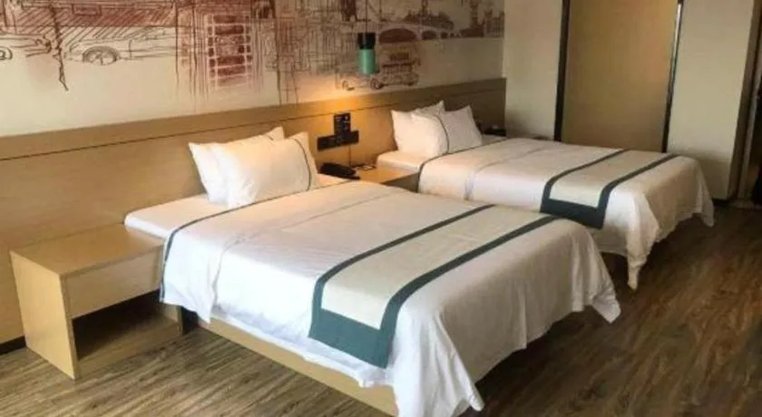 Bed in City Comfort Inn Nanchang Jiangxi Normal University