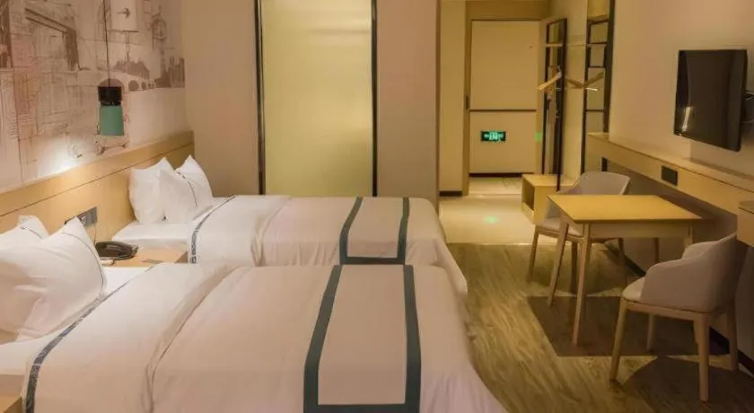 Bed in City Comfort Inn Nanchang Jiangxi Normal University