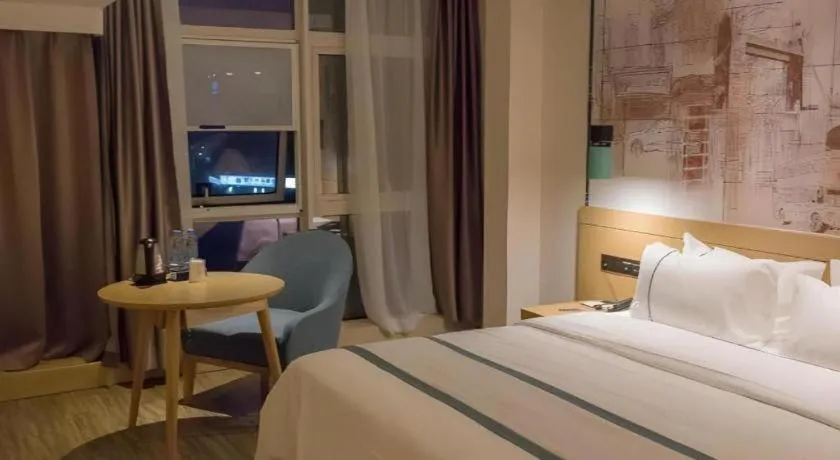 Bed in City Comfort Inn Nanchang Jiangxi Normal University