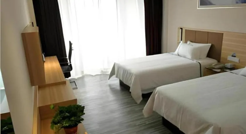 Bed in City Comfort Inn Luohe Railway Station Jiefang Road