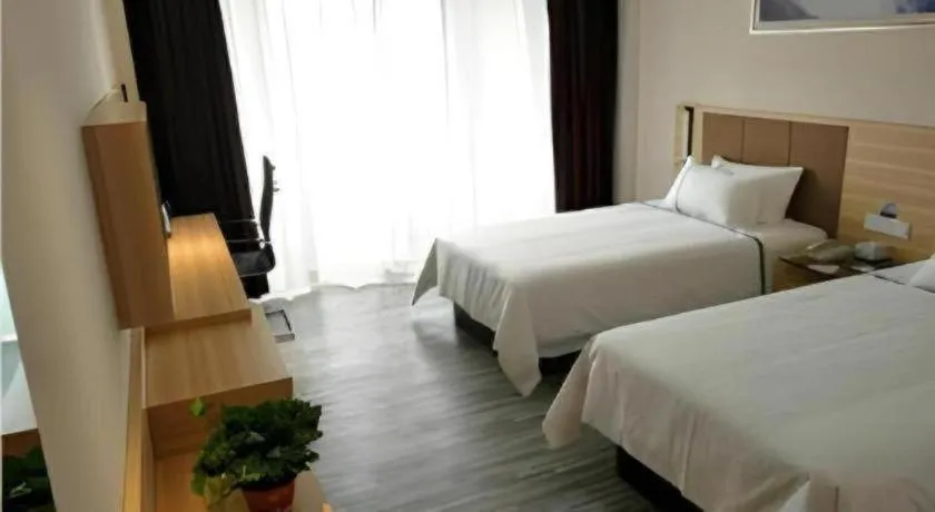 Bed in City Comfort Inn Luohe Railway Station Jiefang Road