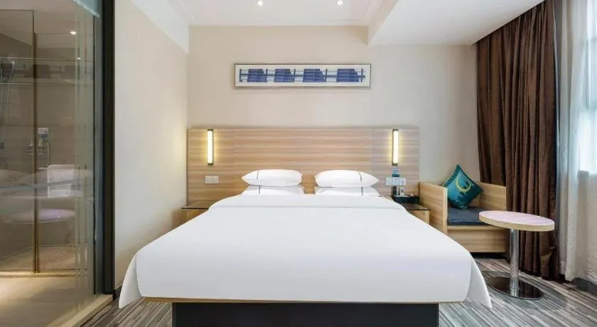 Bed in City Comfort Inn Luohe Railway Station Jiefang Road