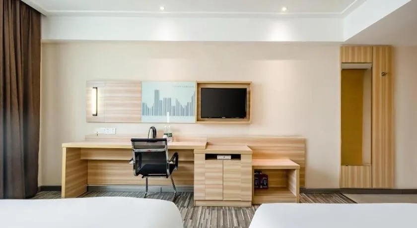 Bed in City Comfort Inn Luohe Railway Station Jiefang Road