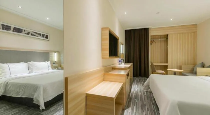 Bed in City Comfort Inn Luohe Railway Station Jiefang Road