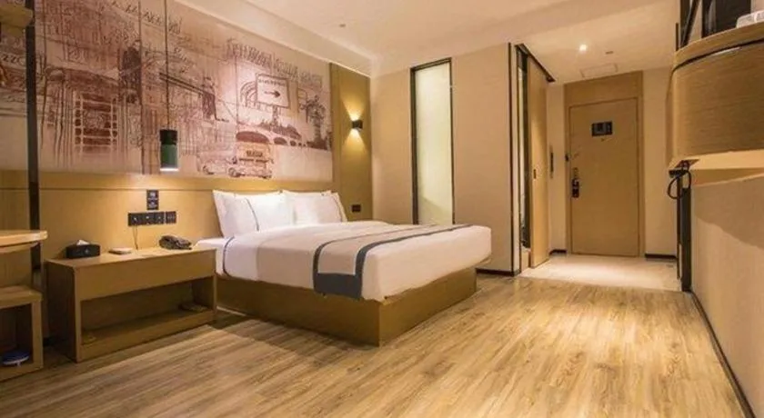 Bed in City Comfort Inn Nanning International Exhibition Jinhu Plaza