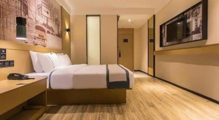 Bed in City Comfort Inn Nanning International Exhibition Jinhu Plaza