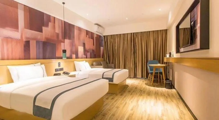 Bed in City Comfort Inn Nanning International Exhibition Jinhu Plaza