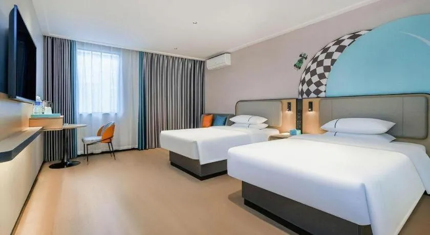 Bed in City Comfort Inn Chongqing Shiqiao Plaza Metro Station