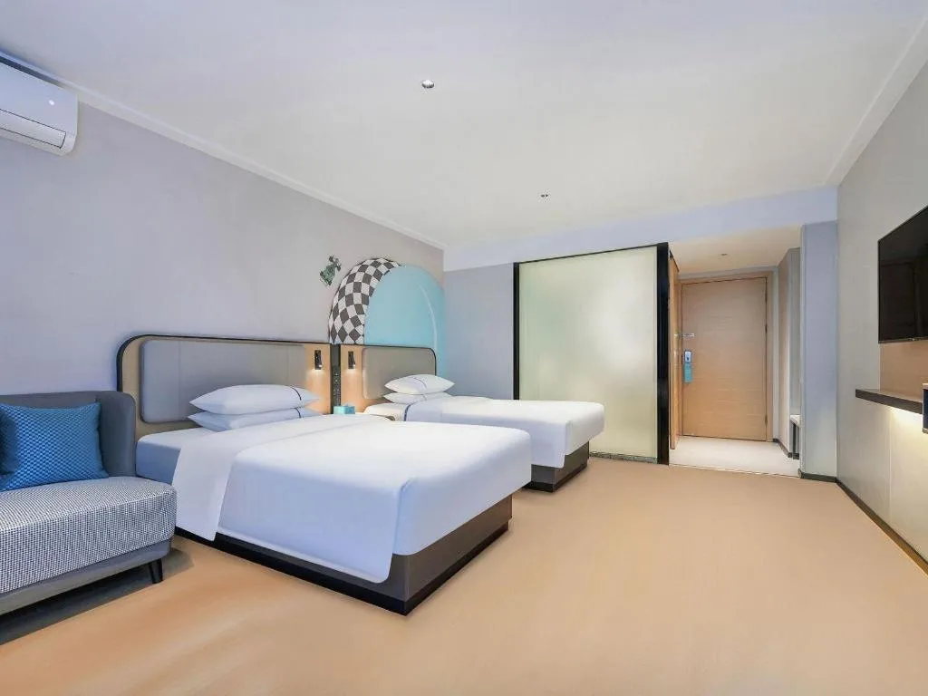 Bed in City Comfort Inn Chongqing Shiqiao Plaza Metro Station