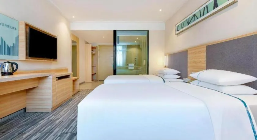 Bed in City Comfort Inn Chongqing Shiqiao Plaza Metro Station