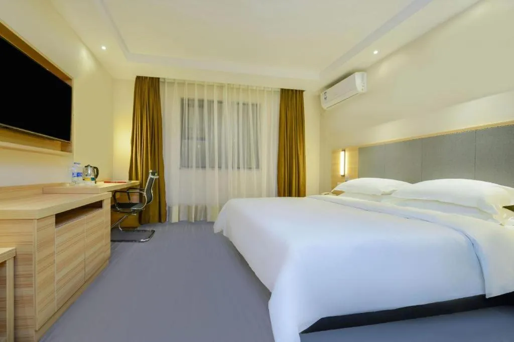 Bed in City Comfort Inn Chongqing Daping Shidai Tianjie