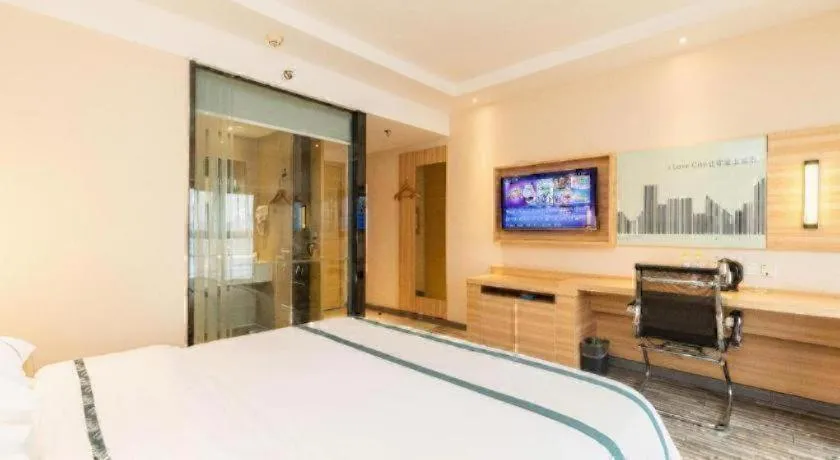 Bed in City Comfort Inn Chongqing Daping Shidai Tianjie