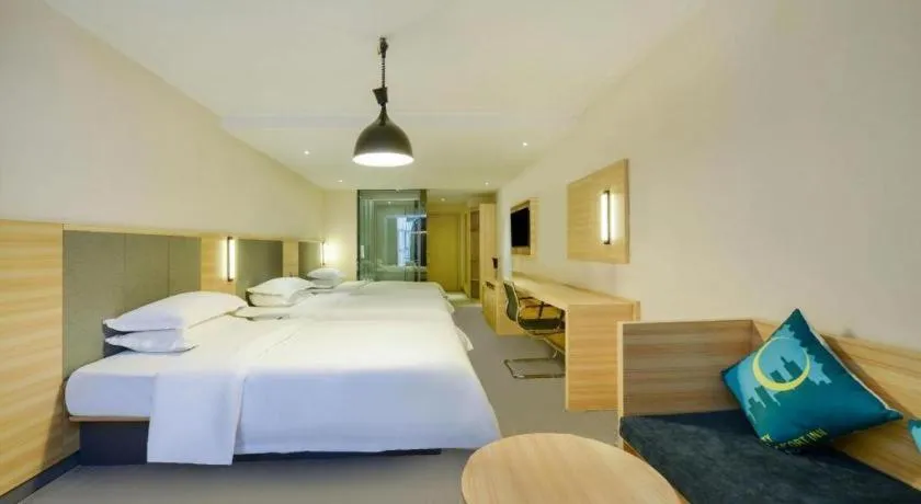 Bed in City Comfort Inn Chongqing Daping Shidai Tianjie