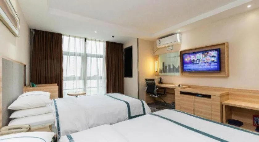 Bed in City Comfort Inn Chongqing Daping Shidai Tianjie