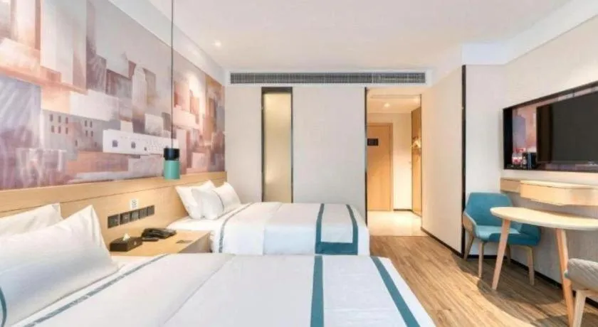 Bed in City Comfort Inn Changde Lixian Taohuatan