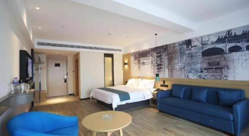 Bed in City Comfort Inn Changde Lixian Taohuatan