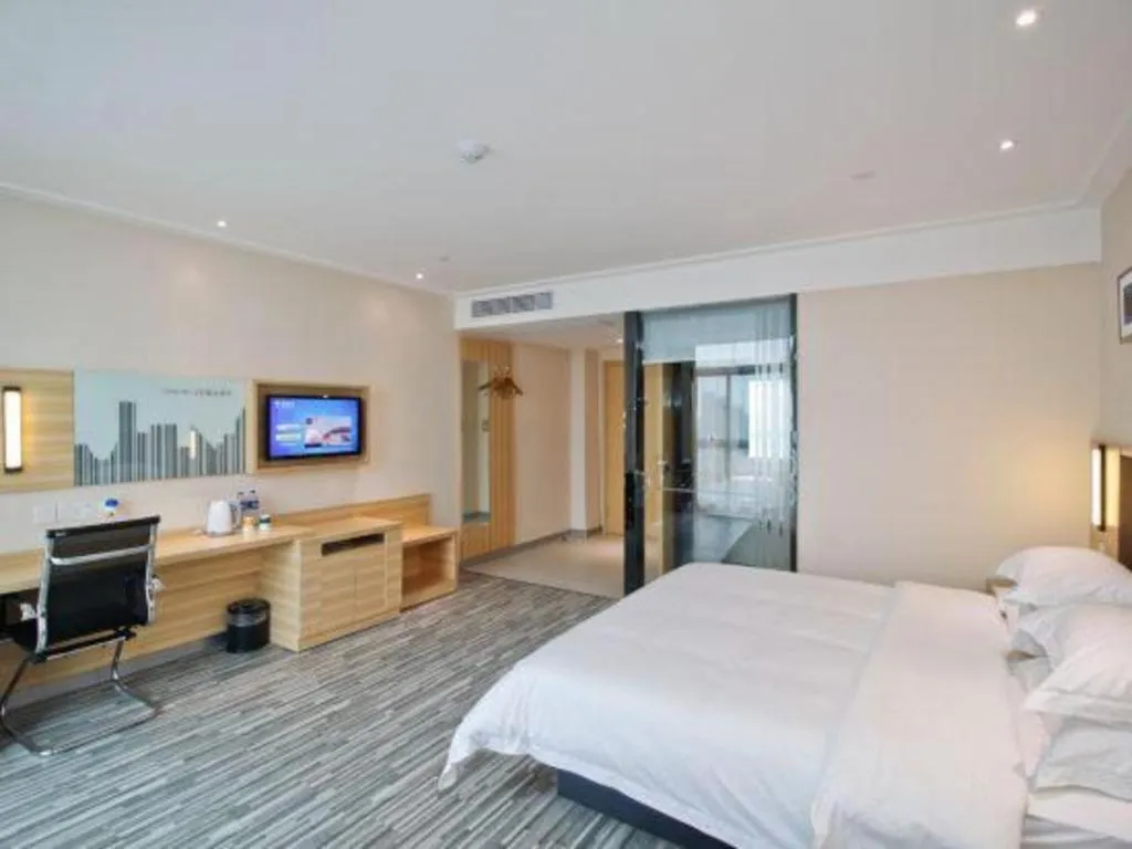 Bed in City Comfort Inn Hefei Binhu Wanghu Building Exhibition Center