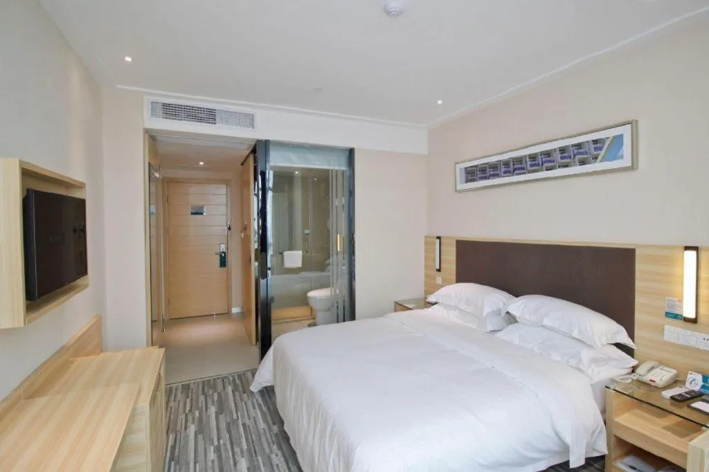 Bed in City Comfort Inn Hefei Binhu Wanghu Building Exhibition Center