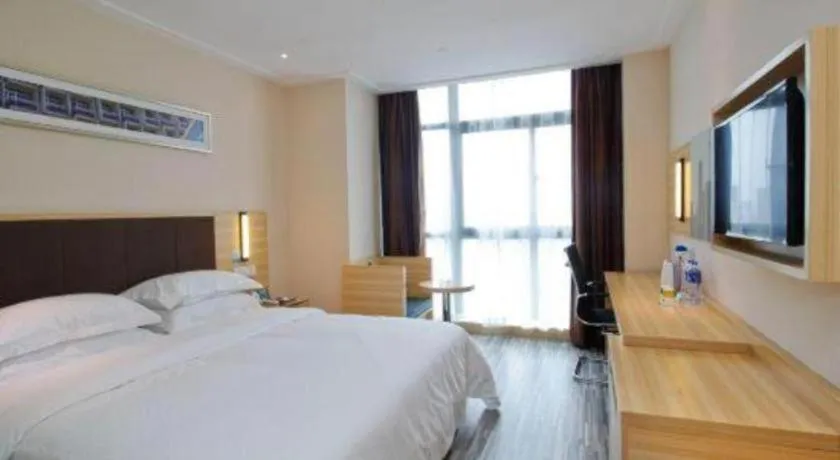 Bed in City Comfort Inn Hefei Binhu Wanghu Building Exhibition Center