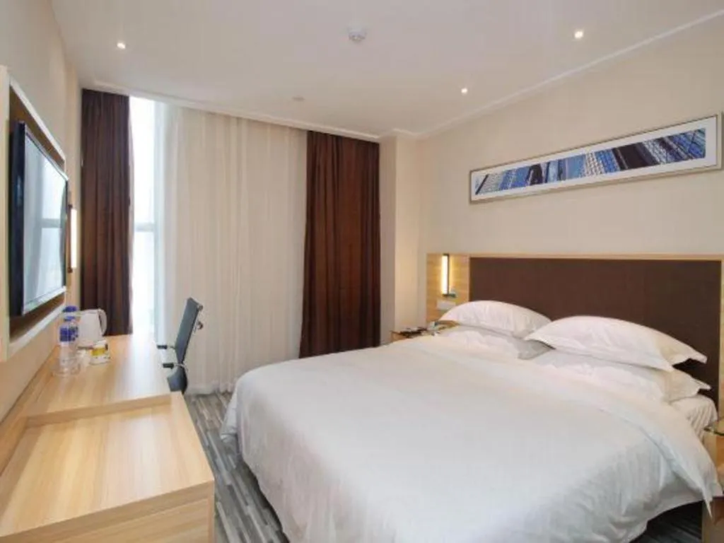 Bed in City Comfort Inn Hefei Binhu Wanghu Building Exhibition Center