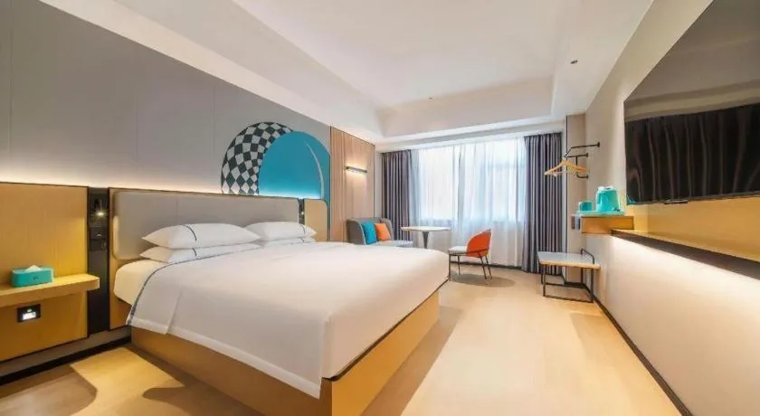 Bed in City Comfort Inn Zhanjiang Mazhang Pedestrian Street High-speed Railway West Station