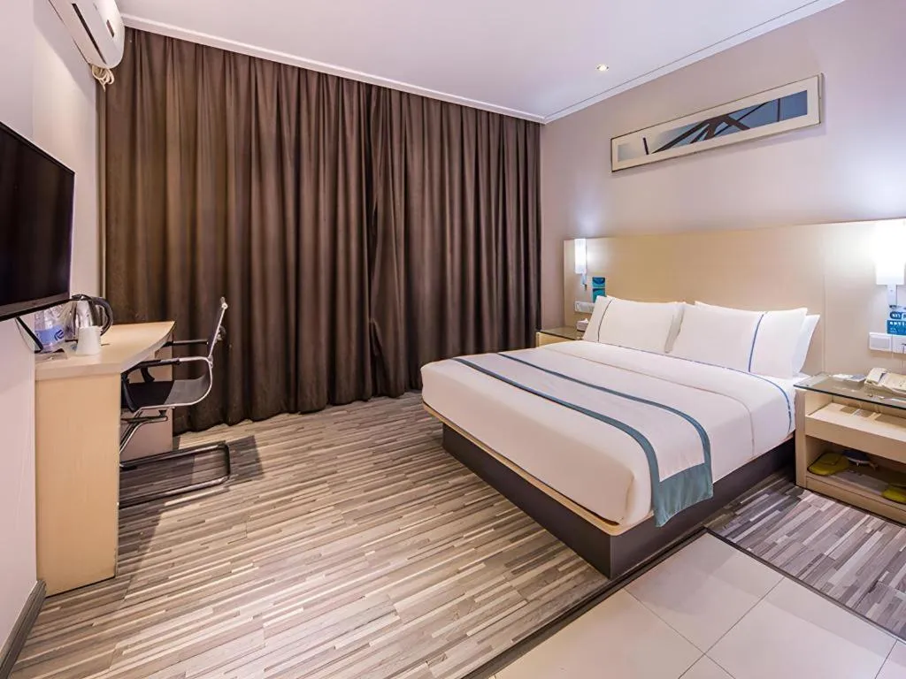 Bed in City Comfort Inn Nanning Qingxiu Wanda Dongge Road Metro Station