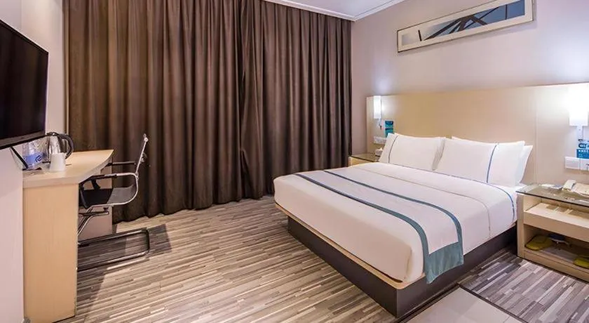Bed in City Comfort Inn Nanning Qingxiu Wanda Dongge Road Metro Station