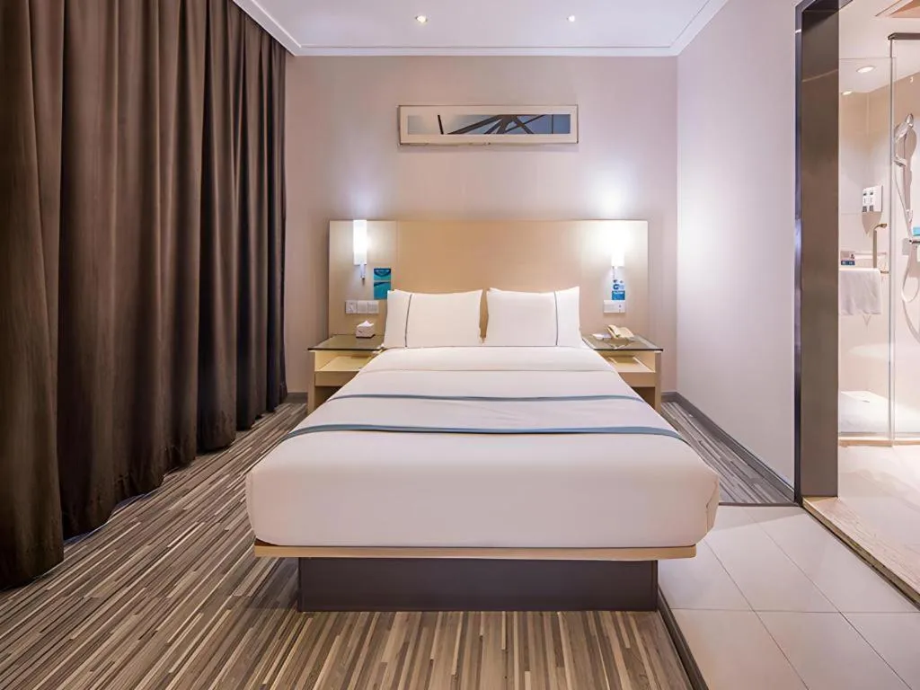 Bed in City Comfort Inn Nanning Qingxiu Wanda Dongge Road Metro Station