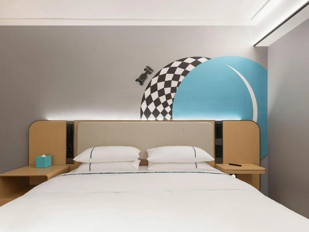 Bed in City Comfort Inn Wuhan International Expo Center Qianjin Village Metro Station