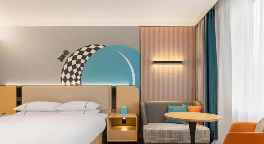 Bed in City Comfort Inn Wuhan International Expo Center Qianjin Village Metro Station