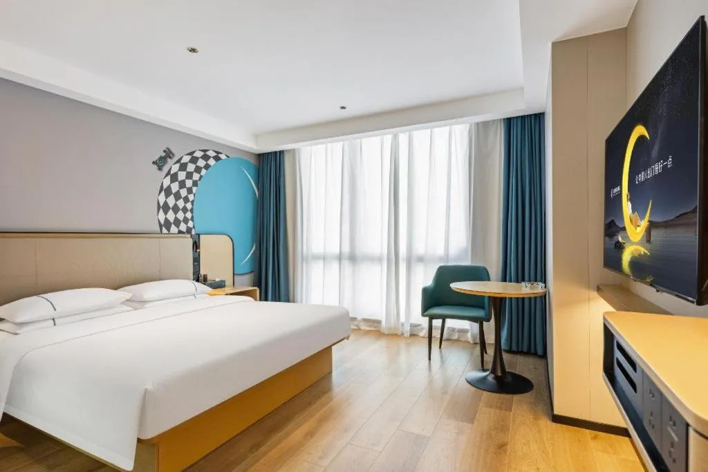 Bed in City Comfort Inn Suzhou Zhangjiagang Jingang Changjiang Xi Road