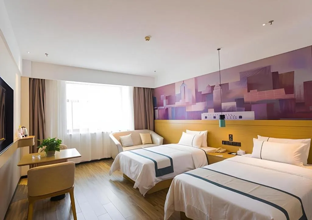 Bed in City Comfort Inn Suzhou Zhangjiagang Jingang Changjiang Xi Road