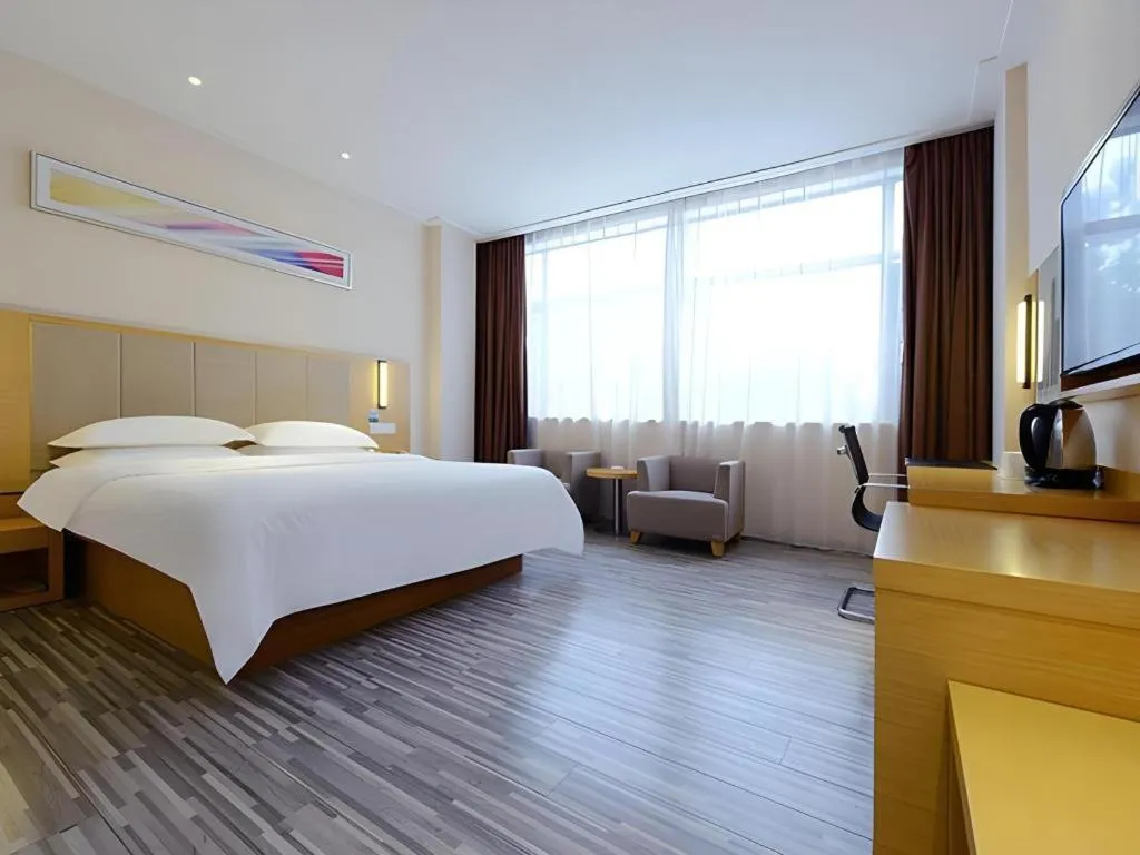 Bed in City Comfort Inn Tongren High-speed Railway Station