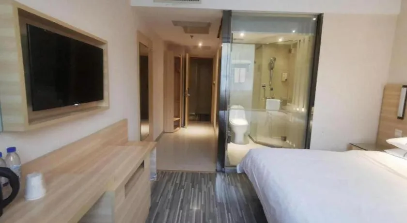 Bed in City Comfort Inn Tongren High-speed Railway Station