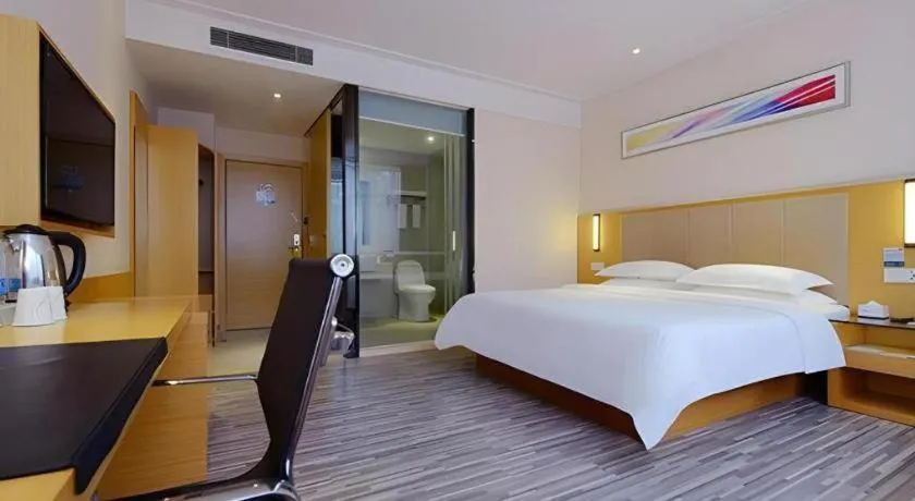 Bed in City Comfort Inn Tongren High-speed Railway Station