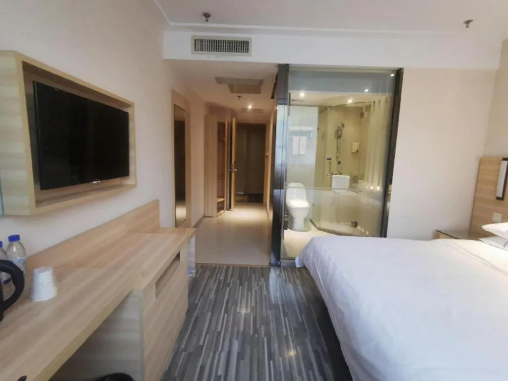 Bed in City Comfort Inn Tongren High-speed Railway Station