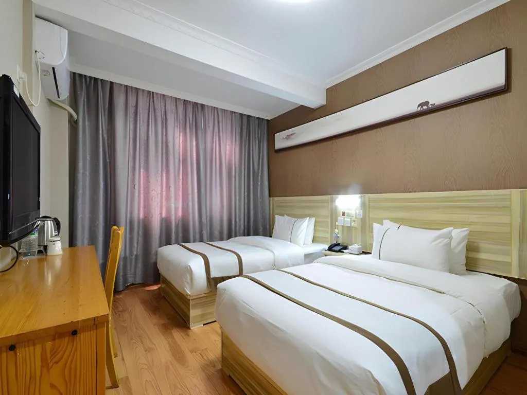Bed in JTour Inn Wuchang Zhongnan University of Economics and Law
