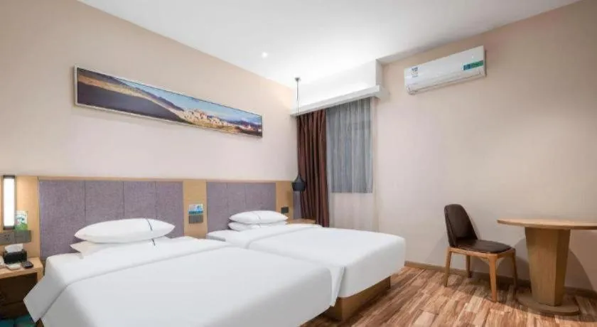 Bed in City Comfort Inn Wuhan Jianghan Road Wangjiaxiang Matou