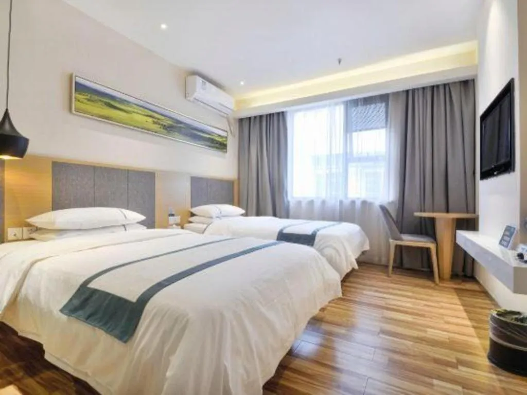 Bed in City Comfort Inn Wuhan Jianghan Road Wangjiaxiang Matou